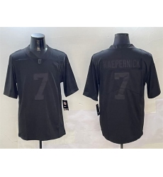 Men's Las Vegas Raiders #7 Colin Kaepernick Black Vapor Limited Football Stitched Jersey