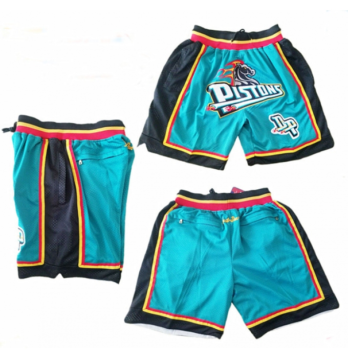 Men's Detroit Pistons Throwback Shorts (Run Smaller)