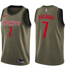 Men's Nike Houston Rockets #7 Carmelo Anthony Swingman Red NBA Jersey - Icon Edition