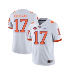 Clemson Tigers 17 Bashaud Breeland White Nike College Football Jersey