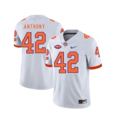 Clemson Tigers 42 Christian Wilkins White Nike College Football Jersey