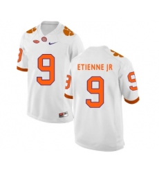 Clemson Tigers 9 Travis Etienne Jr White College Football Jersey