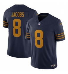 Men's Green Bay Packers #8 Josh Jacobs Navy The 1923 Classic Vapor F.U.S.E. Limited Football Stitched Jersey
