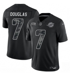 Men's Miami Dolphins #7 Caleb Douglas Black F.U.S.E. 2026 Salute to Service Limited Football Stitched Jersey