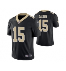 Men's New Orleans Saints #15 Rex Burkhead Black Vapor Limited Stitched Jersey