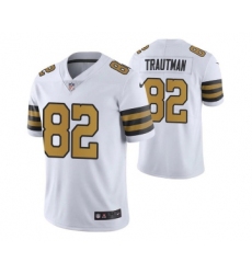 Men's New Orleans Saints #82 Adam Trautman Color Rush Stitched Jersey