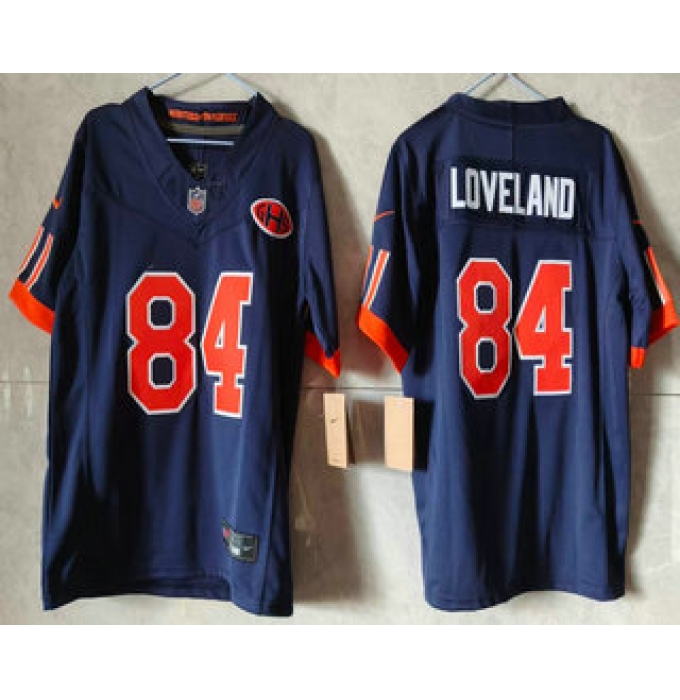 Women's Chicago Bears #84 Colston Loveland Navy 2026 FUSE Rivalries Collection Limited Stitched Jersey