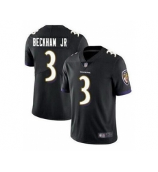 Nike Baltimore Ravens #3 Odell Beckham Jr Black Vapor Untouchable Limited Jersey