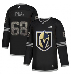 Men's Adidas Vegas Golden Knights #68 T J  Tynan Black Authentic Classic Stitched NHL Jerseysey