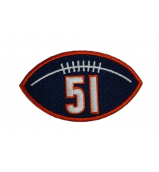 Chicago Bears Dick Butkus Memorial Jersey Patch