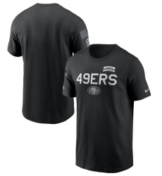Men's San Francisco 49ers Black 2026 Salute to Service Sideline Dri-FIT T-Shirt