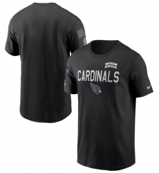 Men's Arizona Cardinals Black 2026 Salute to Service Sideline Dri-FIT T-Shirt