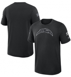 Men's Los Angeles Chargers Black 2026 Salute to Service Slub T-Shirt
