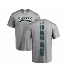 Philadelphia Eagles #19 JJ Arcega-Whiteside Ash Backer T-Shirt