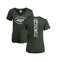 Football Women's New York Jets #70 Kelechi Osemele Green Backer T-Shirt