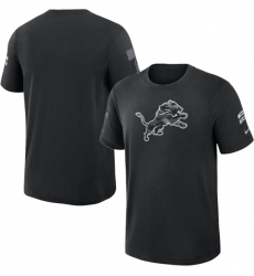 Men's Detroit Lions Black 2026 Salute to Service Slub T-Shirt