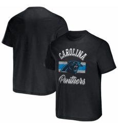 Men's Carolina Panthers Black X Darius Rucker Collection Stripe T Shirt