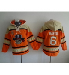Men's Pittsburgh Pirates #6 Starling Marte Orange MLB Baseball Hoodie