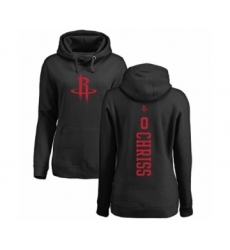 NBA Women's Nike Houston Rockets #0 Marquese Chriss Black One Color Backer Pullover Hoodie