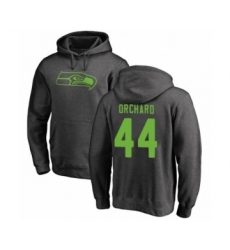 Football Seattle Seahawks #44 Nate Orchard Ash One Color Pullover Hoodie