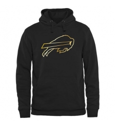 NFL Men's Buffalo Bills Pro Line Black Gold Collection Pullover Hoodie