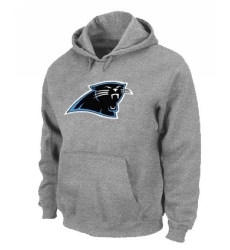 NFL Men's Nike Carolina Panthers Logo Pullover Hoodie - Grey