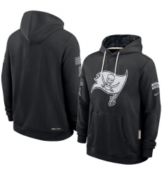 Men's Tampa Bay Buccaneers Black 2026 Salute to Service Sideline Dri-FIT Pullover Hoodie
