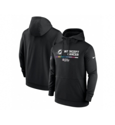 Men's Miami Dolphins 2022 Black Crucial Catch Therma Performance Pullover Hoodie