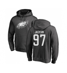 Philadelphia Eagles #97 Malik Jackson Ash One Color Pullover Hoodie