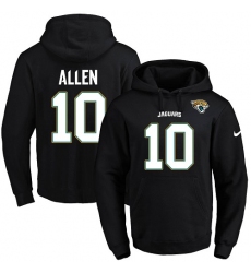 NFL Men's Nike Jacksonville Jaguars #10 Brandon Allen Black Name & Number Pullover Hoodie