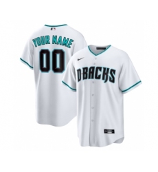 Men's Nike Arizona Diamondbacks Customized White Cool Base Stitched Baseball Jersey