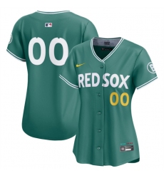 Women's Boston Red Sox ACTIVE PLAYER Custom Green 2025 City Connect Limited Stitched Baseball Jersey(Run Small)