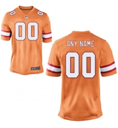 Nike Tampa Bay Buccaneers Historic Logo Customized Elite Throwback Jersey - Orange Glaze