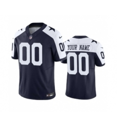 Men's Nike Dallas Cowboys Active Player Custom Navy 2023 F.U.S.E. Vapor Limited Stitched Football Jersey