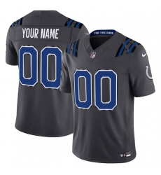 Men's Indianapolis Colts Active Player Custom Dark Gray 2026 F.U.S.E. Rivalries Collection Limited Football Stitched Jersey