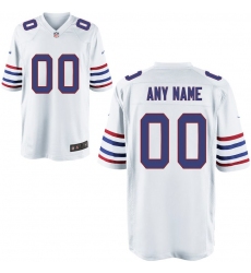 Mens Buffalo Bills Nike White Customized Alternate Game Jersey