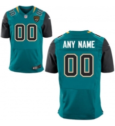 Men's Jacksonville Jaguars Nike Teal Custom Elite Jersey