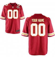  Youth Kansas City Chiefs Nike Red Custom Game Jersey