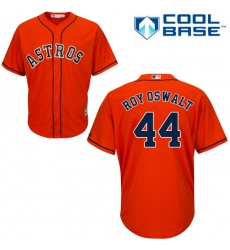Men's Majestic Houston Astros #44 Roy Oswalt Replica Orange Alternate Cool Base MLB Jersey