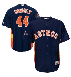 Youth Majestic Houston Astros #44 Roy Oswalt Replica Navy Blue Alternate 2017 World Series Champions Cool Base MLB Jersey