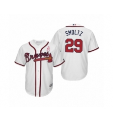 Youth John Smoltz Atlanta Braves #29 White 2019 Mothers Day Cool Base Jersey
