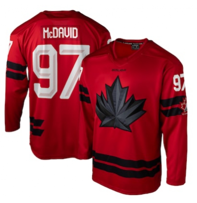 Men's Connor McDavid #97 Red Hockey Canada 2026 Replica Jersey