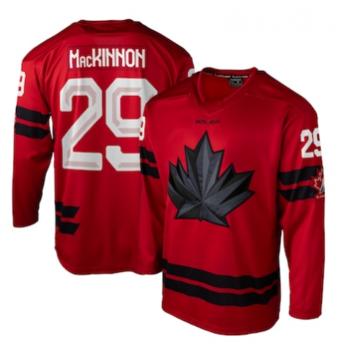 Men's Nathan MacKinnon #29 Red Hockey Canada 2026 Replica Jersey