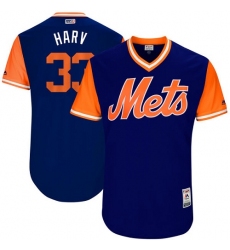 Men's Majestic New York Mets #33 Matt Harvey 