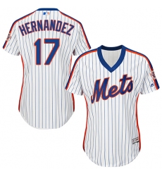Women's Majestic New York Mets #17 Keith Hernandez Replica White Alternate Cool Base MLB Jersey