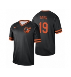 Women's Baltimore Orioles #19 Chris Davis Black Cooperstown Collection Legend Jersey