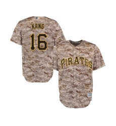Youth Pittsburgh Pirates #16 Jung-ho Kang Replica Camo Alternate Cool Base Baseball Jersey