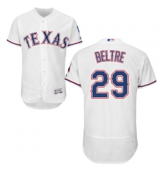 Men's Majestic Texas Rangers #29 Adrian Beltre White Home Flex Base Authentic Collection MLB Jersey