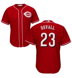 Men's Majestic Cincinnati Reds #23 Adam Duvall Replica Red Alternate Cool Base MLB Jersey