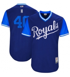 Men's Majestic Kansas City Royals #40 Kelvin Herrera 